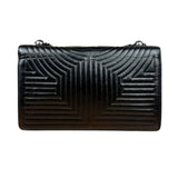 Chanel Black Leather Paris-Seoul Korean Garden Flap Bag 2015