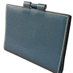 Hermes Blue Jean Leather Agenda Mini Cover