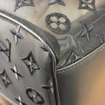 Louis Vuitton x Virgil Abloh Black Leather Trim Monogram Keepall 50