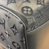 Louis Vuitton x Virgil Abloh Black Leather Trim Monogram Keepall 50