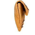 Balenciaga Peach Leather Le City Clutch