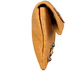 Balenciaga Peach Leather Le City Clutch