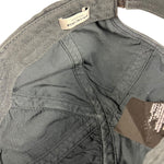 Balenciaga Distressed Embroidered Cap Washed Black