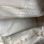 Chanel Beige Leather Chocolate Bar Bowler Bag 2004