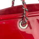 Chanel Lipstick Red Patent Leather Paris-Venice CC Jumbo Tote 2010