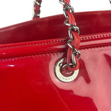 Chanel Lipstick Red Patent Leather Paris-Venice CC Jumbo Tote 2010