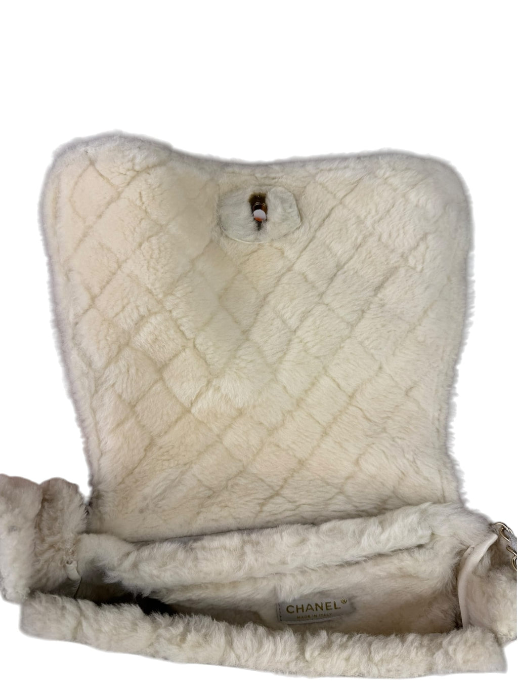 Chanel Shearling Accordion Flap Bag 2004