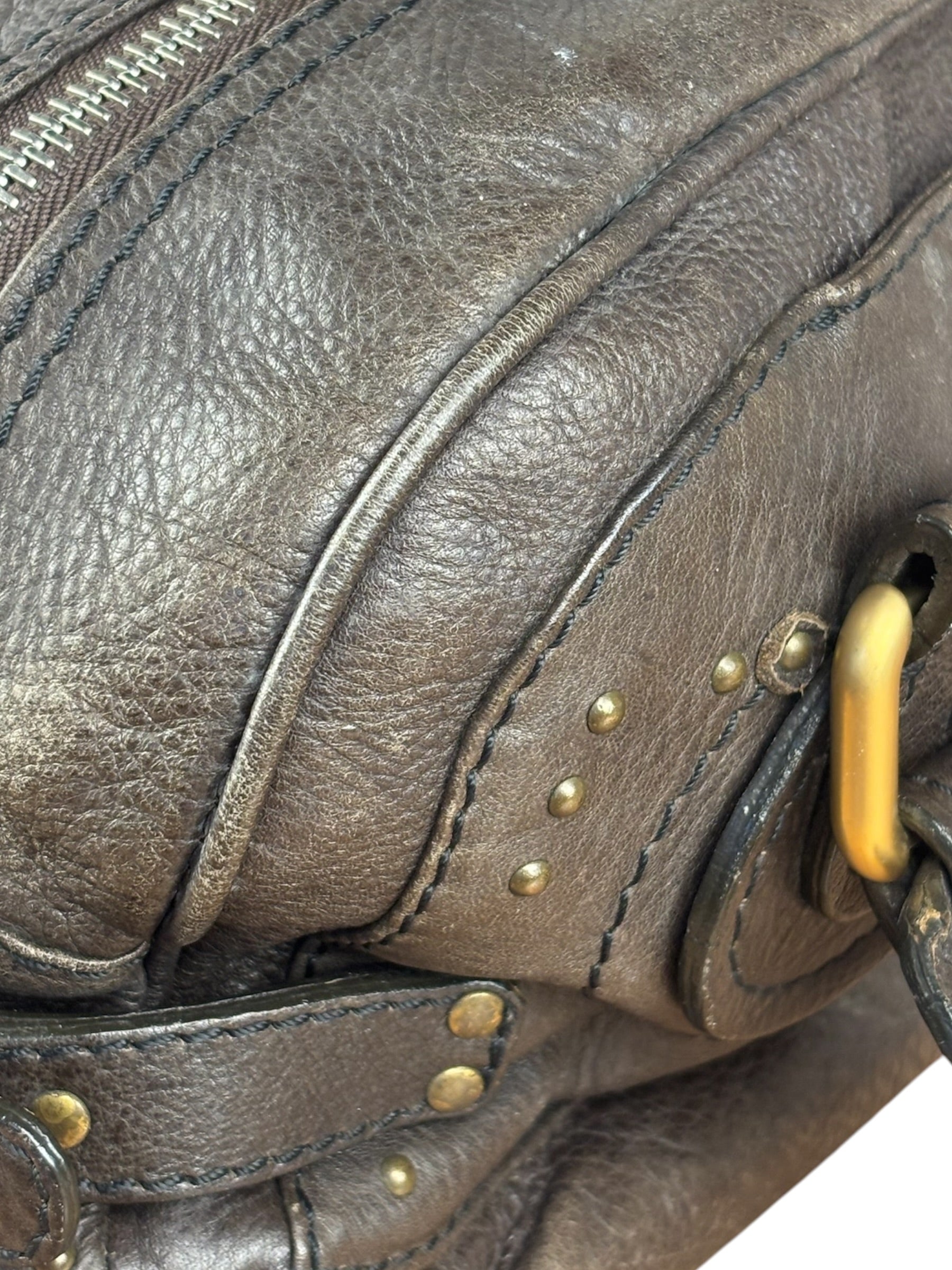 Chloe Brown Leather Paddington Shoulder Bag