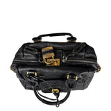 Chloe Black Leather Paddington Shoulder Bag