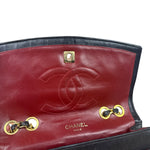 Chanel Black Quilted Leather Chain Flap Bag