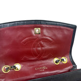 Chanel Black Quilted Leather Chain Flap Bag