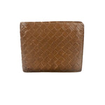 Bottega Veneta Brown Intercciato Bifold Wallet