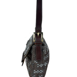 Fendi Vintage Brown/Grey Woven Baguette