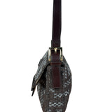Fendi Vintage Brown/Grey Woven Baguette