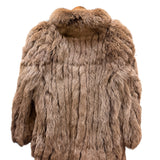 Vintage Saga Light Brown Fox Fur Coat
