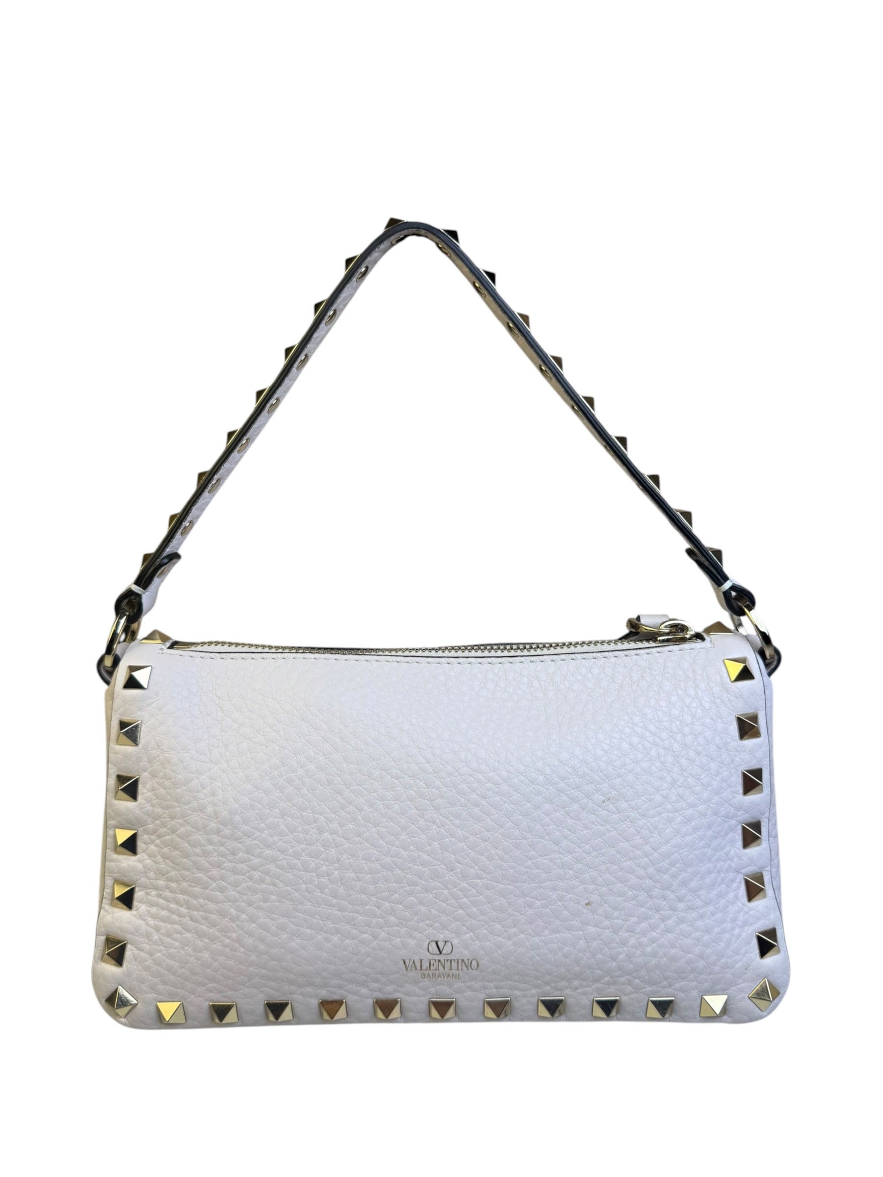 Valentino Garavani Calfskin Small Rockstud Two-Way Bag