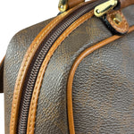 Bally Vintage Leather Coated Monogram Handbag