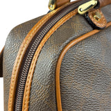 Bally Vintage Leather Coated Monogram Handbag