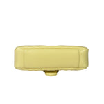 Gucci Yellow Leather Matelasse Marmont Shoulder Bag