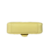 Gucci Yellow Leather Matelasse Marmont Shoulder Bag