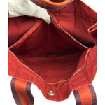 Hermes Vintage Red Denim Fourre-Tout Tote