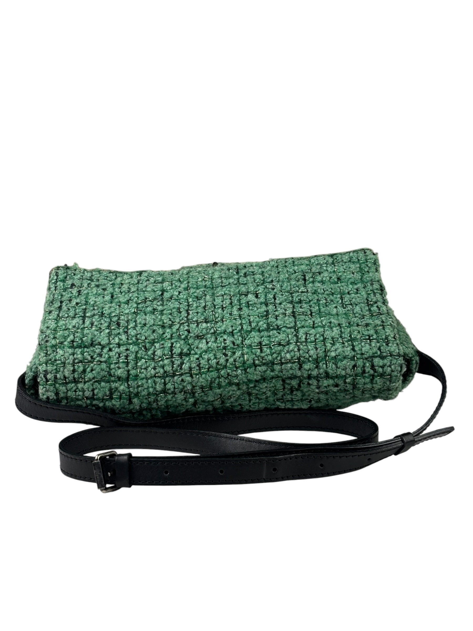 Chanel Green Tweed Easy Reissue Flap Bag 2009