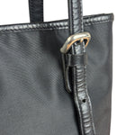 Burberry Vintage Blue Label Nylon Bucket Tote Bag