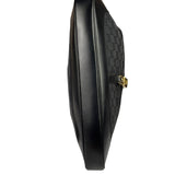 Gucci Black/Grey Leather Trim Jackie Hobo Bag