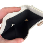 Balenciaga White Leather Papier Compact Wallet