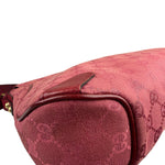 Gucci GG Vintage Pink Canvas Horsebit Shoulder Bag
