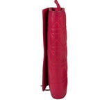 Christian Dior Pink Quilted Lambskin Lady Dior Wallet On Chain