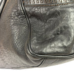 Fendi Black Leather Etniko Du Jour Shoulder Bag
