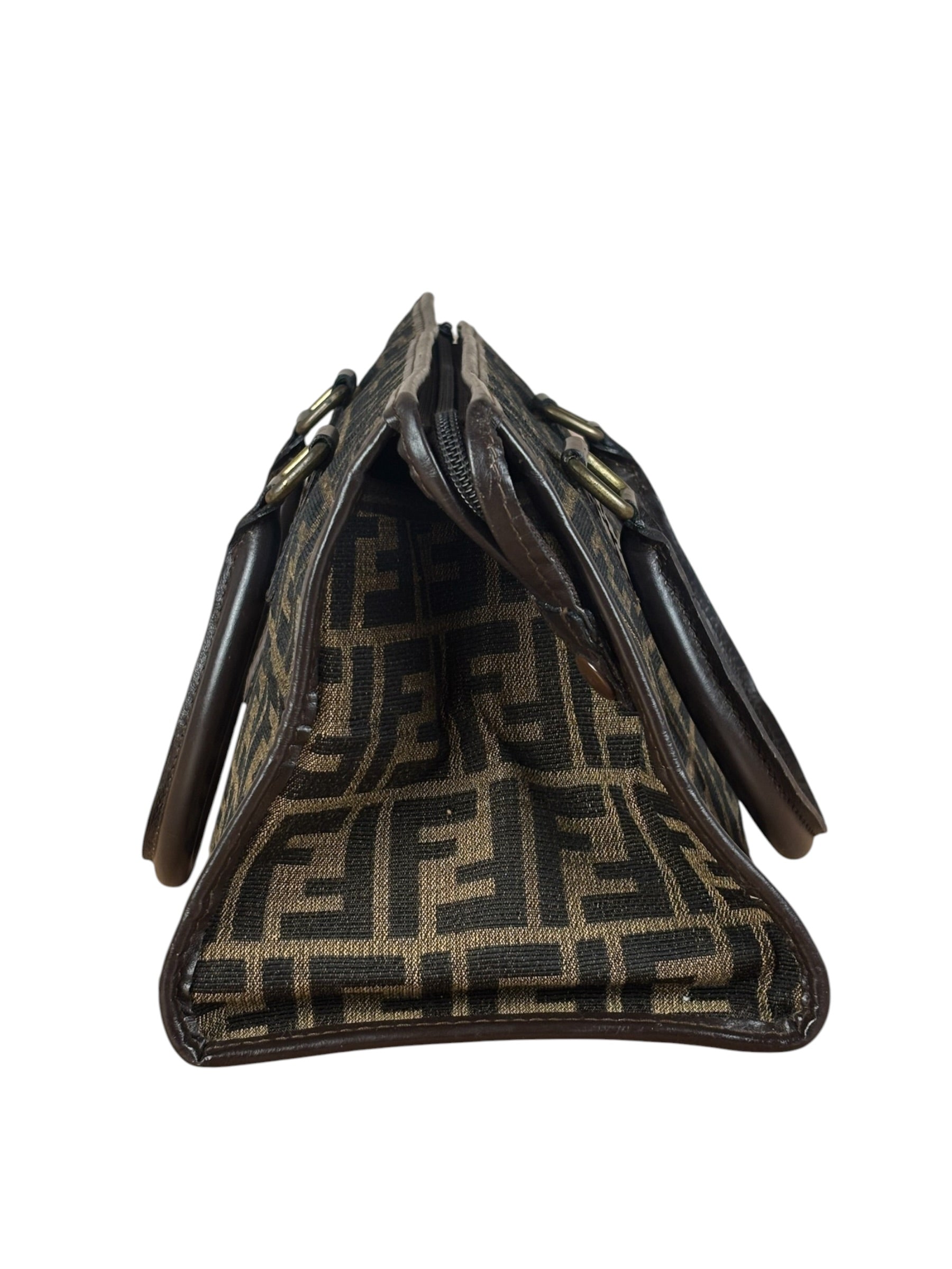 Fendi Vintage Zucca Coated FF Monogram Handbag