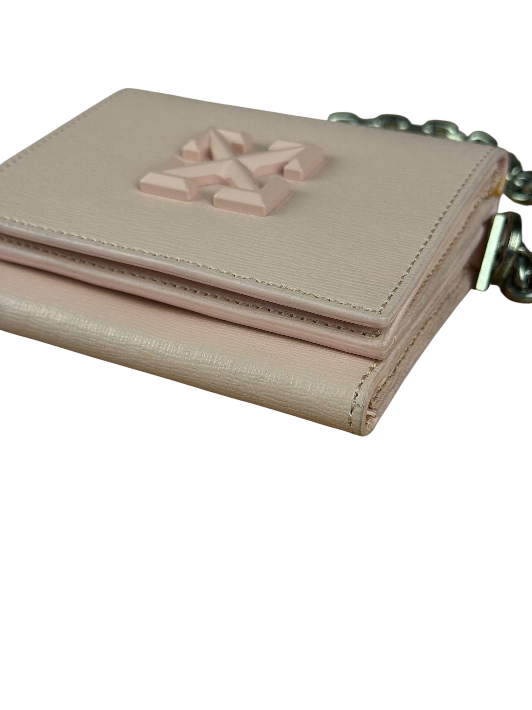 Off White Pink Jitney 0.5 Crossbody Bag
