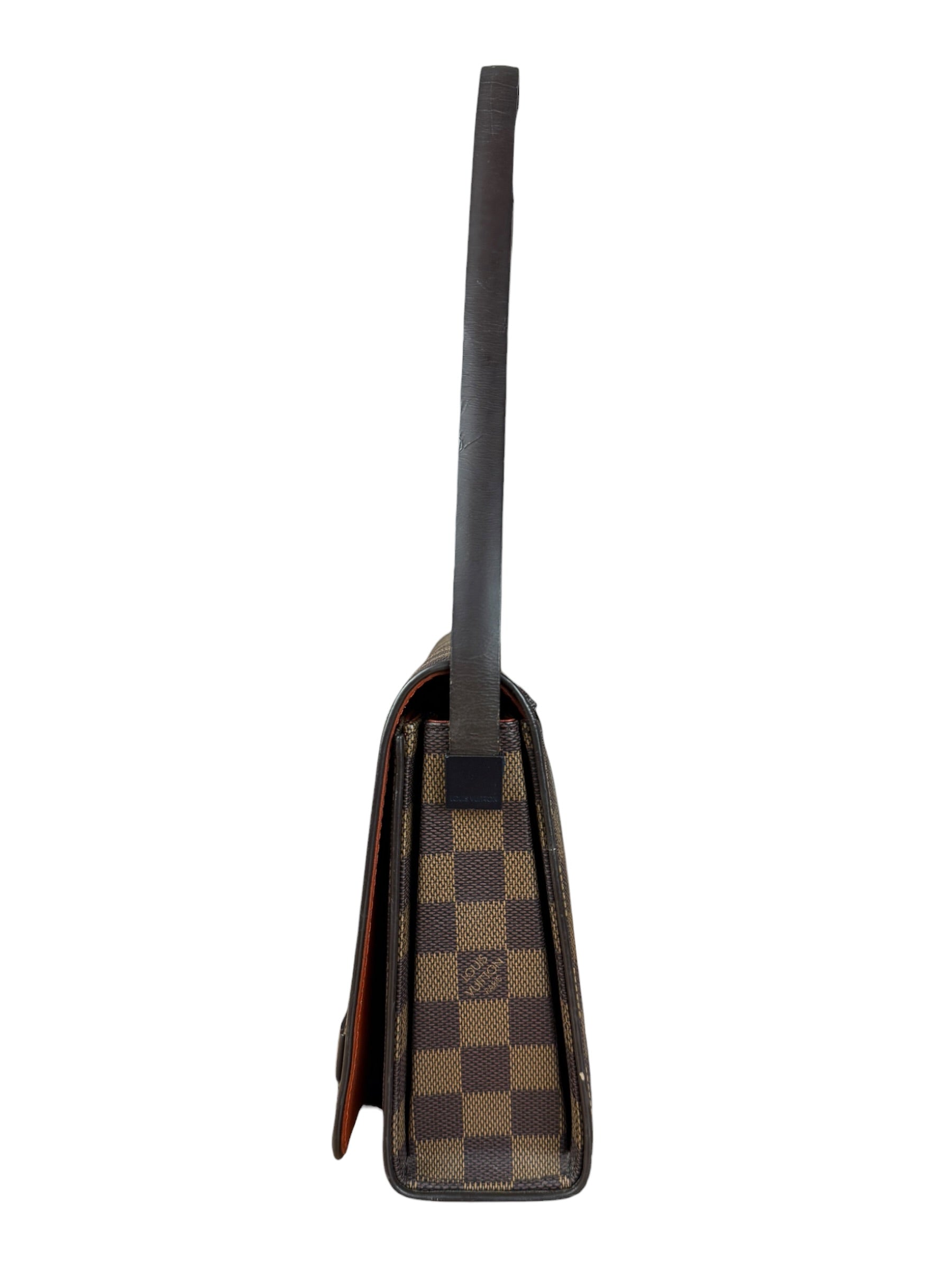 Louis Vuitton Damier Ebene Tribeca Long Shoulder Bag
