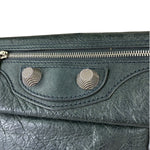 Balenciaga Grey Lambskin Giant Envelope Clutch