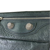Balenciaga Grey Lambskin Giant Envelope Clutch