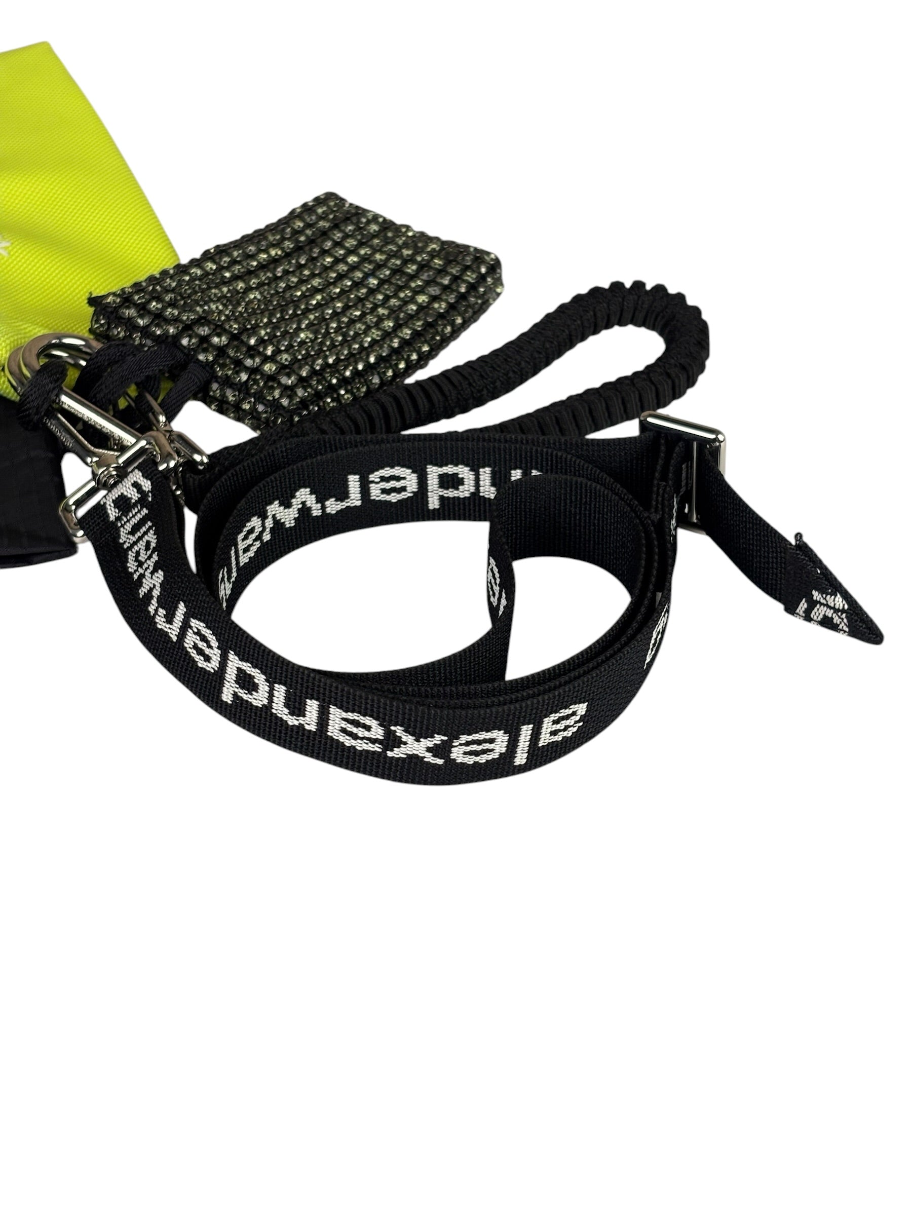 Alexander Wang Multicolor Elite Lanyard Crystal Mesh Multi Pouch
