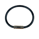 Louis Vuitton Canvas Damier Graphite Keep It Bracelet