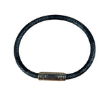 Louis Vuitton Canvas Damier Graphite Keep It Bracelet