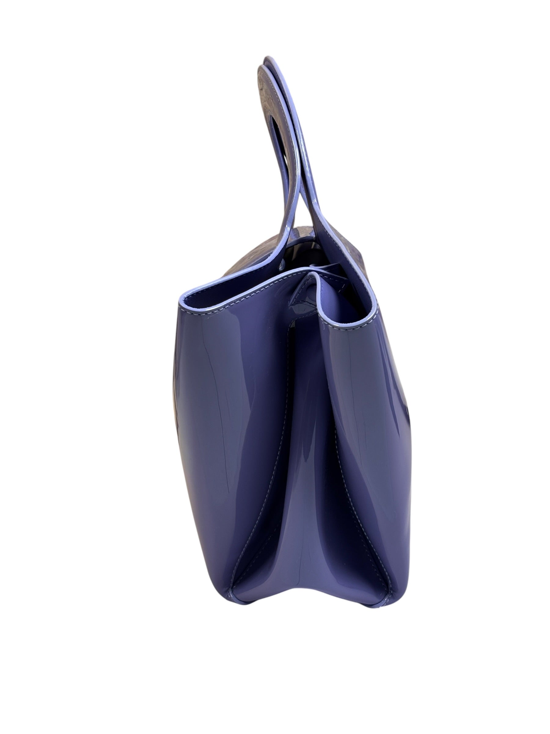 Bottega Veneta Lilac Patent Leather Doll Small Tote