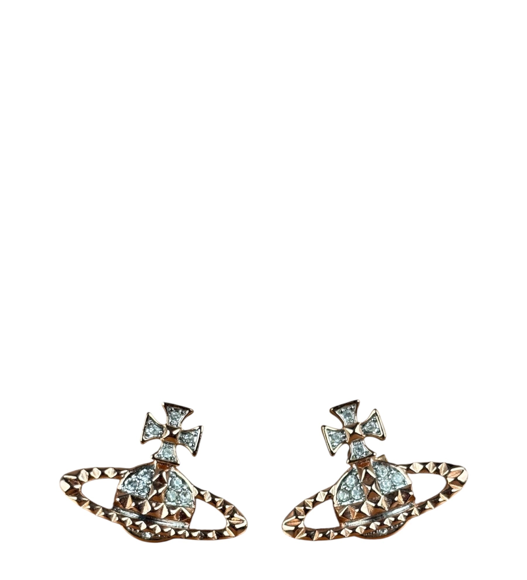 Vivienne Westwood Mayfair Bas Relief Stud Earrings
