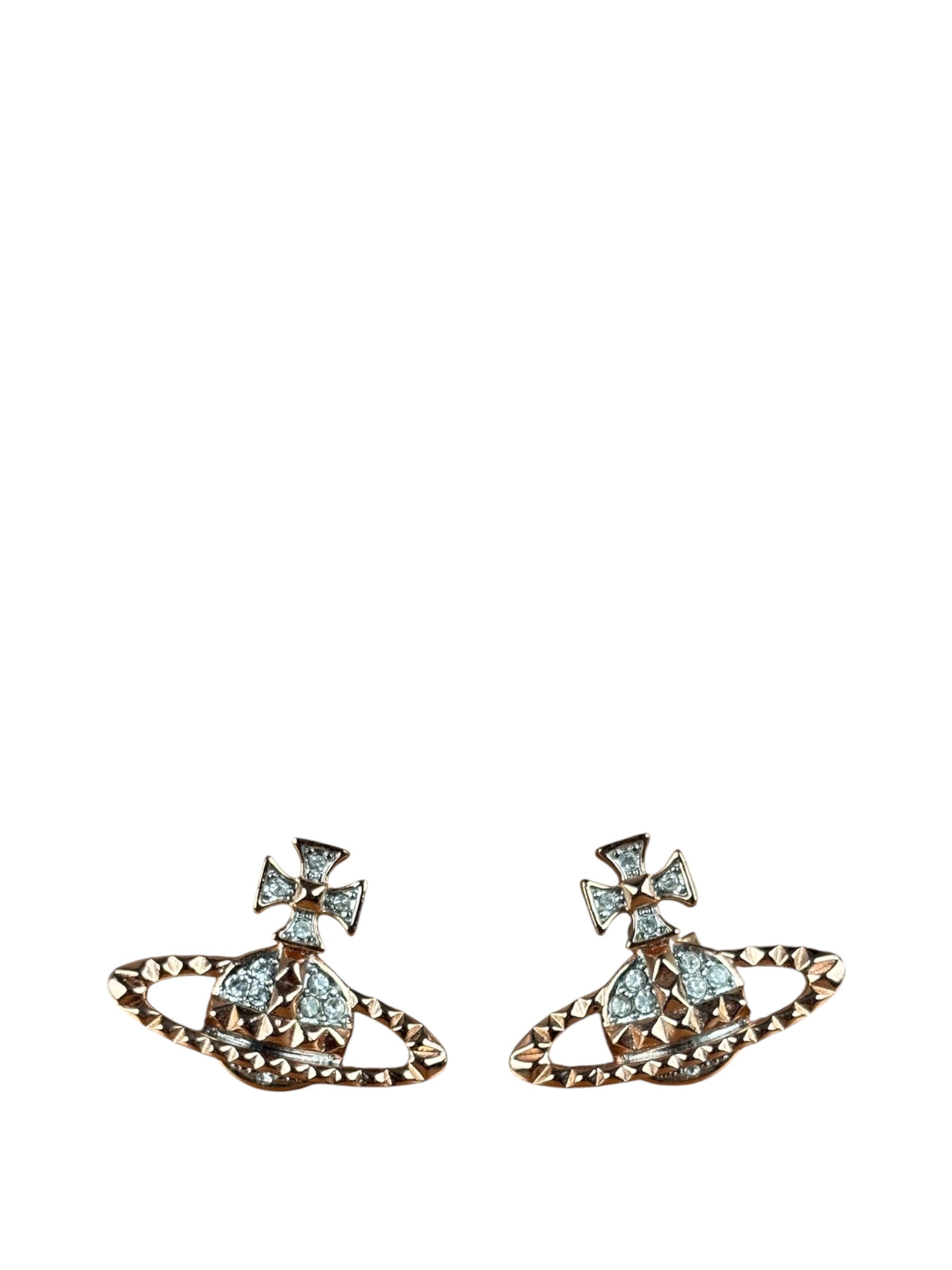 Vivienne Westwood Mayfair Bas Relief Stud Earrings