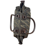 Fendi Leather Trim Zucca Canvas Du Jour Tote Bag