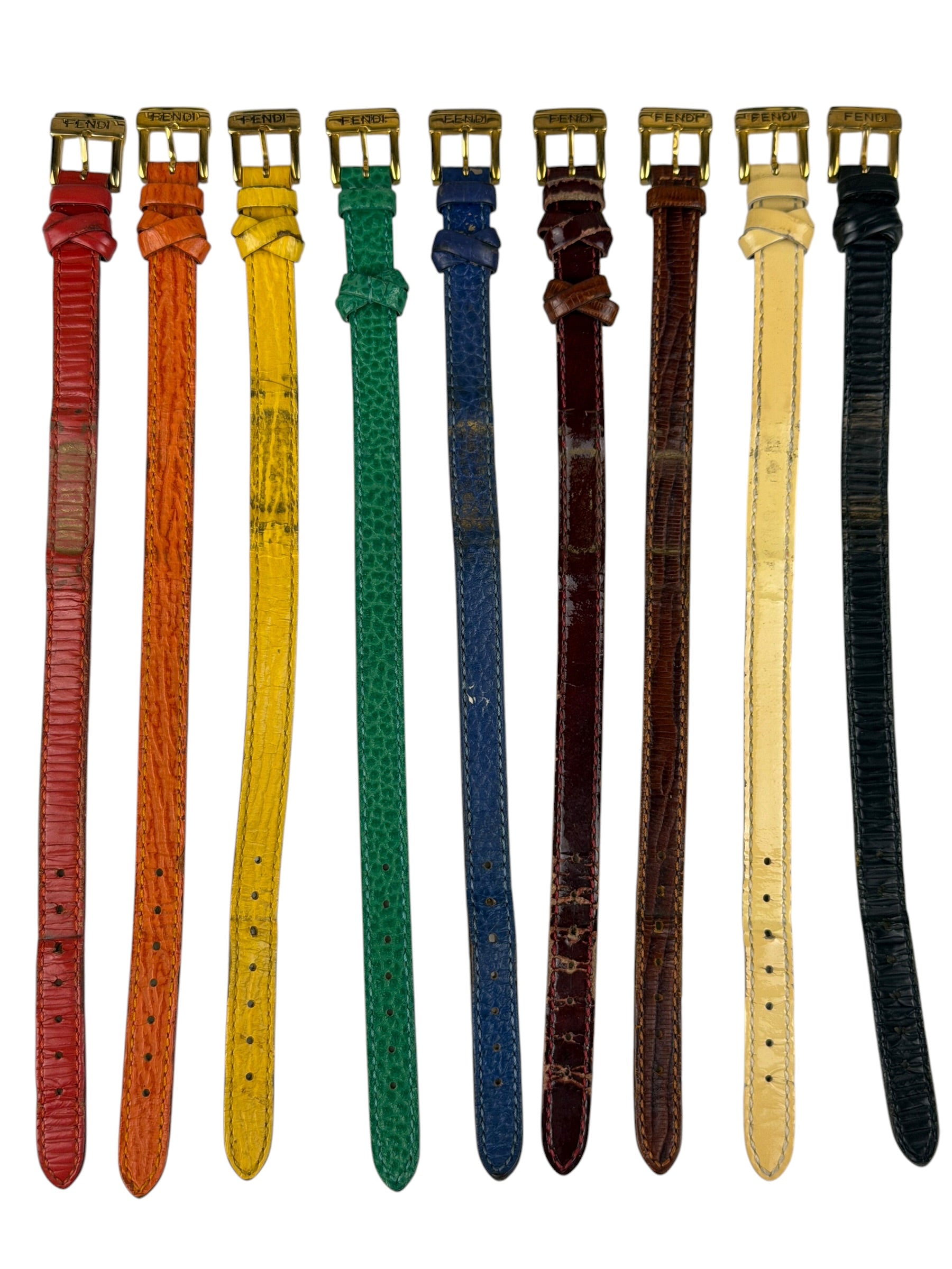 Fendi Vintage Chameleon Interchangeable Strap Watch Set - 640L