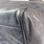Balenciaga Purple Leather City Two-Way Bag