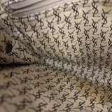 Yves Saint Lauren Vintage Gray Giraffe Printed Leather Clutch