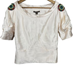 Louis Vuitton Beaded Short Sleeve Top