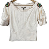 Louis Vuitton Beaded Short Sleeve Top