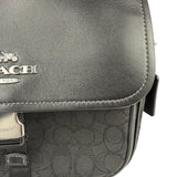 Coach Black Leather Pace Messenger Crossbody Bag